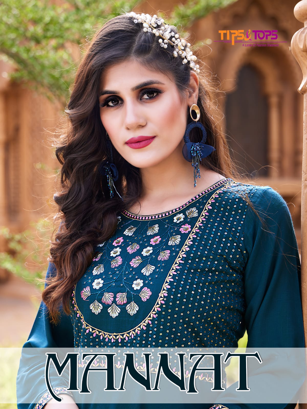 MANNAT Latest Designer Fancy Wear Rayon Kurti Collection